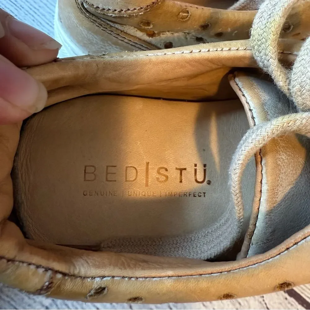 Bed Stu Tan Leather Sneakers